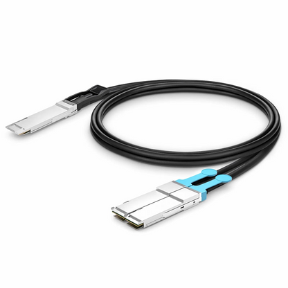 FyberOptix 5m (16ft) 400G QSFP-DD 8 x 50G PAM4 to 2 x 200G QSFP56 4 x 50G PAM4 Active Direct Attach Copper Breakout Cable forFOSwitches