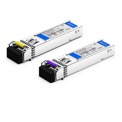 FyberOptix Cisco GLC-BX40-D Compatible 1000BASE-BX-D SFP BiDi 1550nm-TX/1310nm-RX 40km DOM Simplex LC/UPC SMF Optical Transceiver Module