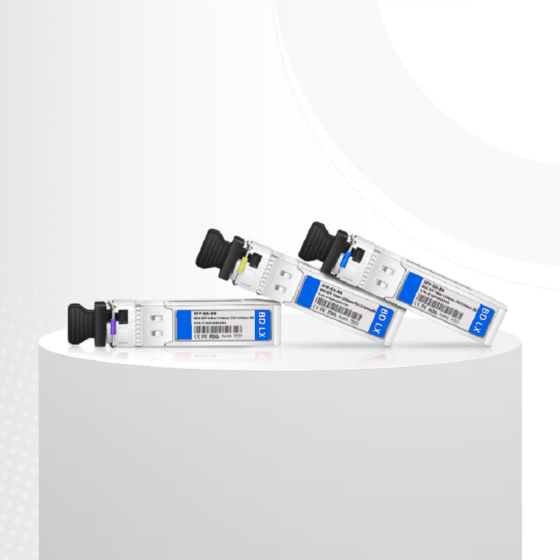 FyberOptix Cisco GLC-BX40-D Compatible 1000BASE-BX-D SFP BiDi 1550nm-TX/1310nm-RX 40km DOM Simplex LC/UPC SMF Optical Transceiver Module