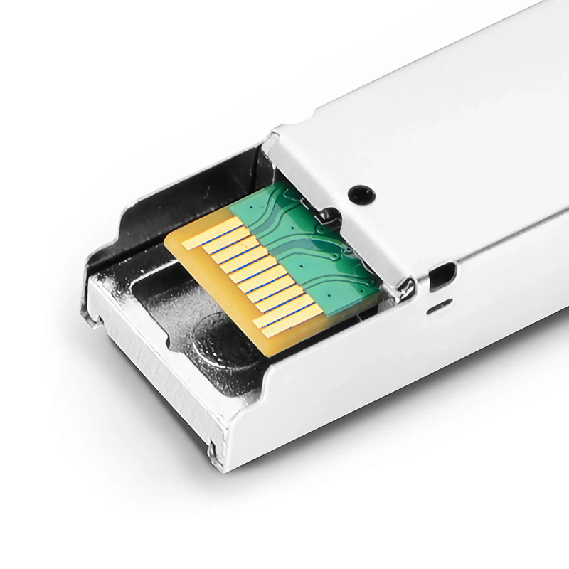 FyberOptix 100BASE-BX-U SFP BiDi 1310nm-TX/1550nm-RX 10km DOM Simplex LC SMF Optical Transceiver Module forFOSwitches