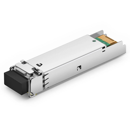 FyberOptix Cisco Compatible 1000BASE-BX-D SFP BiDi 1550nm-TX/1490nm-RX 160km DOM Simplex LC/UPC SMF Optical Transceiver Module (Industrial)