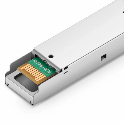 FyberOptix Brocade Compatible 1000BASE-BX-D SFP BiDi 1550nm-TX/1490nm-RX 160km DOM Simplex LC/UPC SMF Optical Transceiver Module (Industrial)