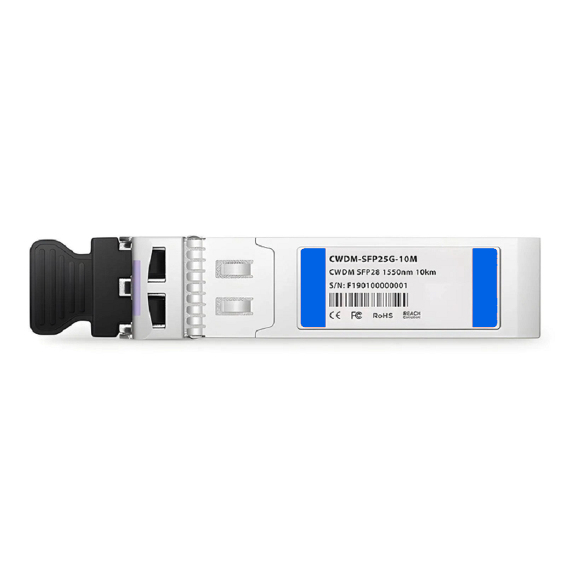 FyberOptix HW CWDM-SFP25G-1270-10 Compatible SFP28 25G CWDM 1270nm 10km DOM Duplex LC/UPC SMF Optical Transceiver Module for Transmission