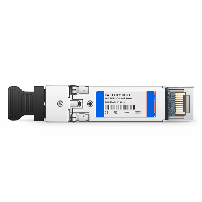 FyberOptix Cisco C47 DWDM-SFP-3977 Compatible SFP 1000BASE-DWDM 1539.77nm 100GHz 160km DOM Duplex LC/UPC SMF Optical Transceiver Module for Transmission