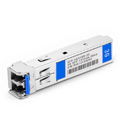 FyberOptix 3Gb/s MSA 1310nm 40km DOM Duplex LC SMF Single Receiver Video Pathological Patterns Optical Transceiver Module for SD/HD/3G-SDI