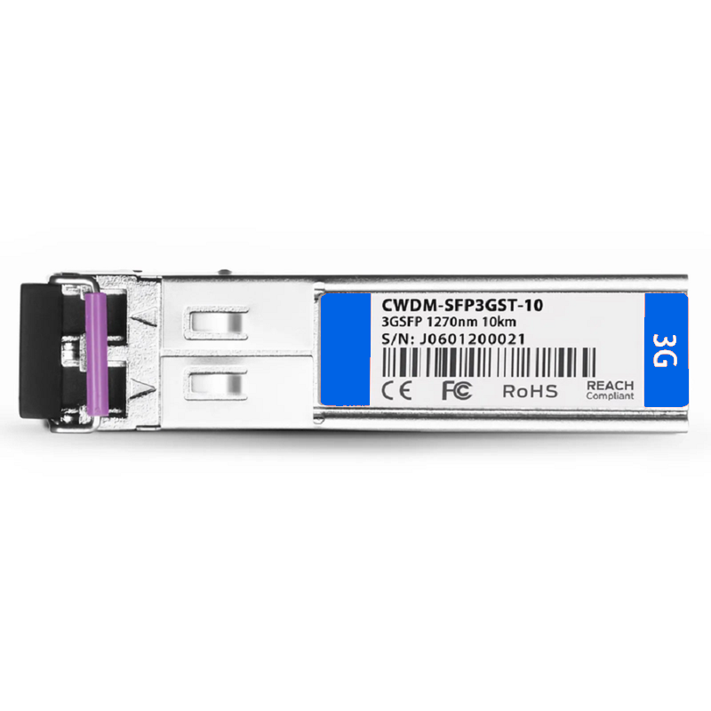 FyberOptix 3Gb/s MSA BiDi SFP 1310nm-TX/1490nm-RX 10km DOM Simplex LC SMF Video Pathological Patterns Optical Transceiver Module for SD/HD/3G-SDI