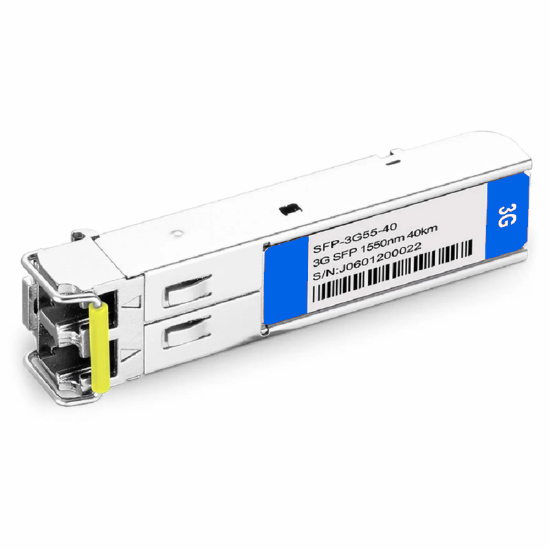 FyberOptix 3Gb/s MSA 1550nm 40km DOM Duplex LC SMF Single Transmitter Video Pathological Patterns Optical Transceiver Module for SD/HD/3G-SDI