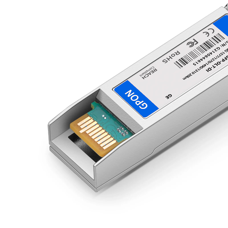 FyberOptix Generic Compatible XG-PON&GPON Combo OLT SFP+ 1577nm-TX/1270nm-RX and 1490nm-TX/1310nm-RX Class D 20km DOM Simplex SC/UPC SMF Optical Transceiver Module