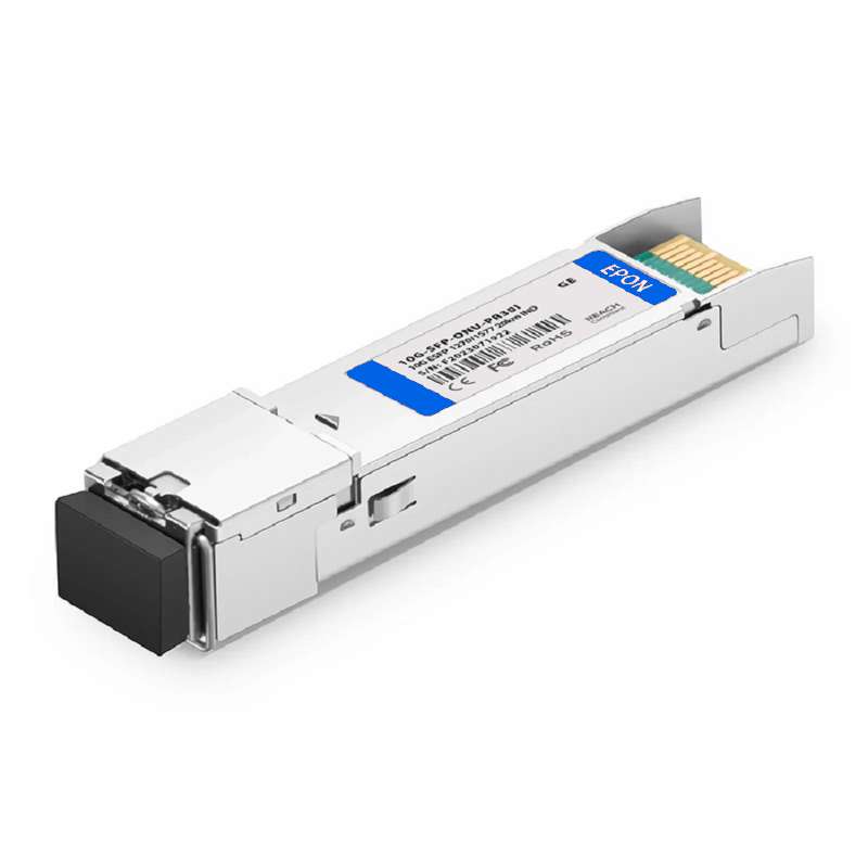 FyberOptix Generic Compatible GPON ONU SFP 1310nm-TX/1490nm-RX 1.244G-TX/2.488G-RX Class B+ 20km DOM Simplex SC/APC SMF Optical Transceiver Module (Industrial)