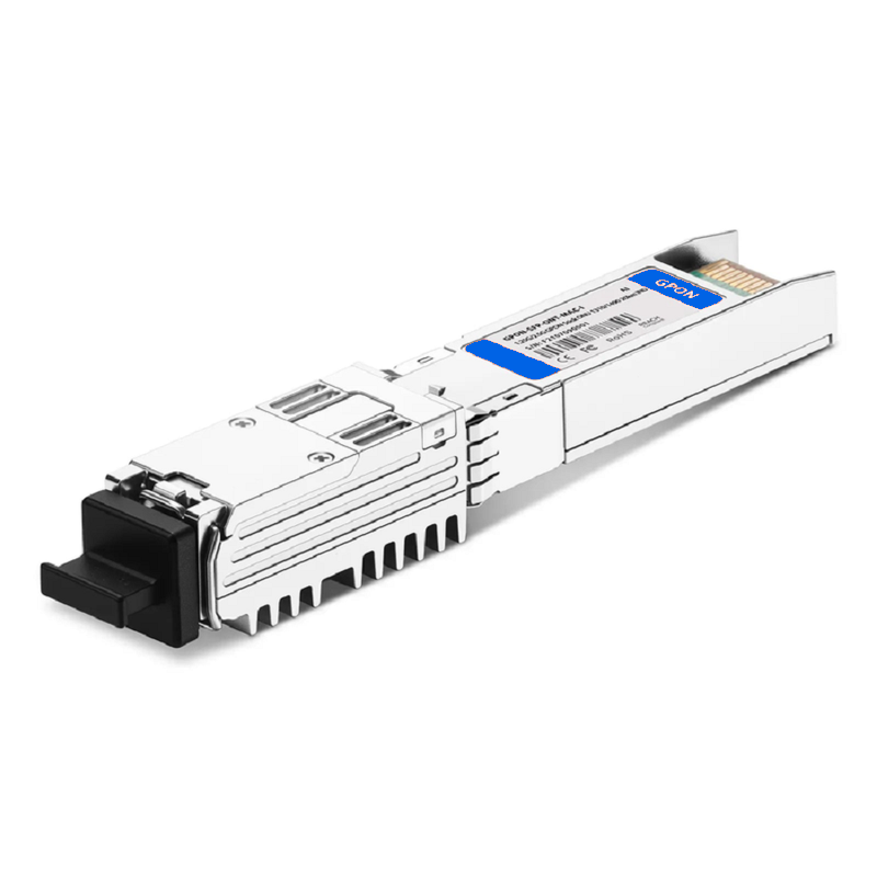 FyberOptix Customized GPON OLT Stick with MAC SFP 1490nm-Tx/1310nm-Rx 2.488G-Tx/1.244G-Rx Class C+ 20km DOM Simple SC/UPC SMF Optical Transceiver Module (Industrial)