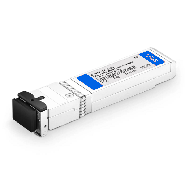 FyberOptix Generic Compatible GPON OLT SFP 1490nm-TX/1310nm-RX 2.488G-TX/1.244G-RX Class C+ 20km DOM Simplex SC/UPC SMF Optical Transceiver Module
