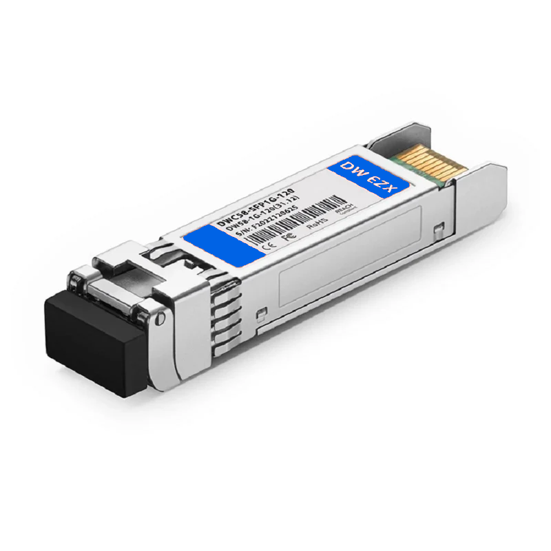 FyberOptix Cisco C19 DWDM-SFP-6223-80 Compatible SFP 1000BASE-DWDM 1562.23nm 100GHz 80km DOM Duplex LC/UPC SMF Optical Transceiver Module for Transmission