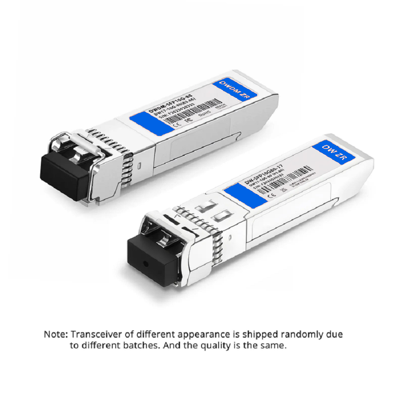 FyberOptix Alcatel-Lucent C52 Compatible SFP+ 10G DWDM 1535.82nm 100GHz 80km DOM Duplex LC/UPC SMF Optical Transceiver Module for Transmission