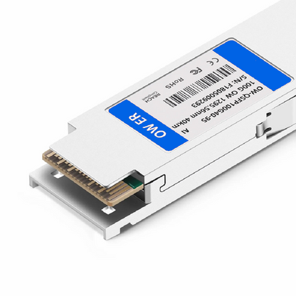 FyberOptix Cisco Compatible QSFP28 100G OWDM 1302.31nm 40km DOM Duplex LC/UPC SMF Optical Transceiver Module for Transmission