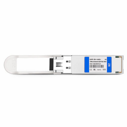 FyberOptix Cisco Compatible QSFP28 DCO 100G DWDM C-band Tunable Coherent 80km DOM Duplex LC/UPC SMF Optical Transceiver Module for Transmission