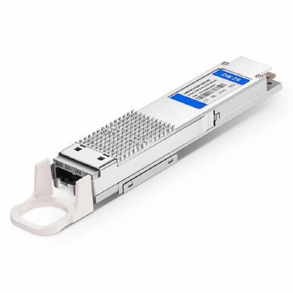 FyberOptix Extreme C21 C22 Compatible QSFP28 100G DWDM PAM4 80km (Require EDFA and TDCM) DOM Duplex CS/UPC SMF Optical Transceiver Module for Transmission