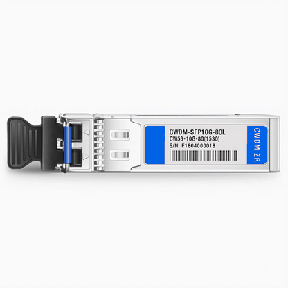 FyberOptix Cisco CWDM-SFP10G-1470 Compatible SFP+ 10G CWDM 1470nm 80km DOM Duplex LC/UPC SMF Optical Transceiver Module for Transmission
