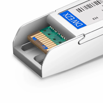 FyberOptix H3C C17 DWDM-SFP1G-63.86-100 Compatible SFP 1000BASE-DWDM 1563.86nm 100GHz 100km DOM Duplex LC/UPC SMF Optical Transceiver Module for Transmission