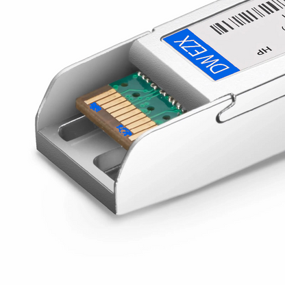 FyberOptix HPE C17 DWDM-SFP1G-63.86-100 Compatible SFP 1000BASE-DWDM 1563.86nm 100GHz 100km DOM Duplex LC/UPC SMF Optical Transceiver Module for Transmission