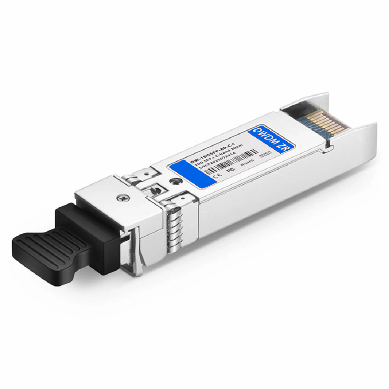 FyberOptix Cisco C33 DWDM-SFP-5092 Compatible SFP 1000BASE-DWDM 1550.92nm 100GHz 160km DOM Duplex LC/UPC SMF Optical Transceiver Module for Transmission