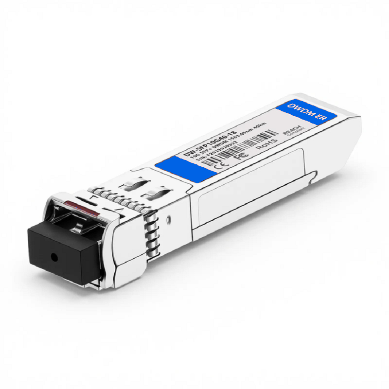 FyberOptix Netgear C17 DWDM-SFP10G-63.86 Compatible SFP+ 10G DWDM 1563.86nm 100GHz 40km DOM Duplex LC/UPC SMF Optical Transceiver Module for Transmission