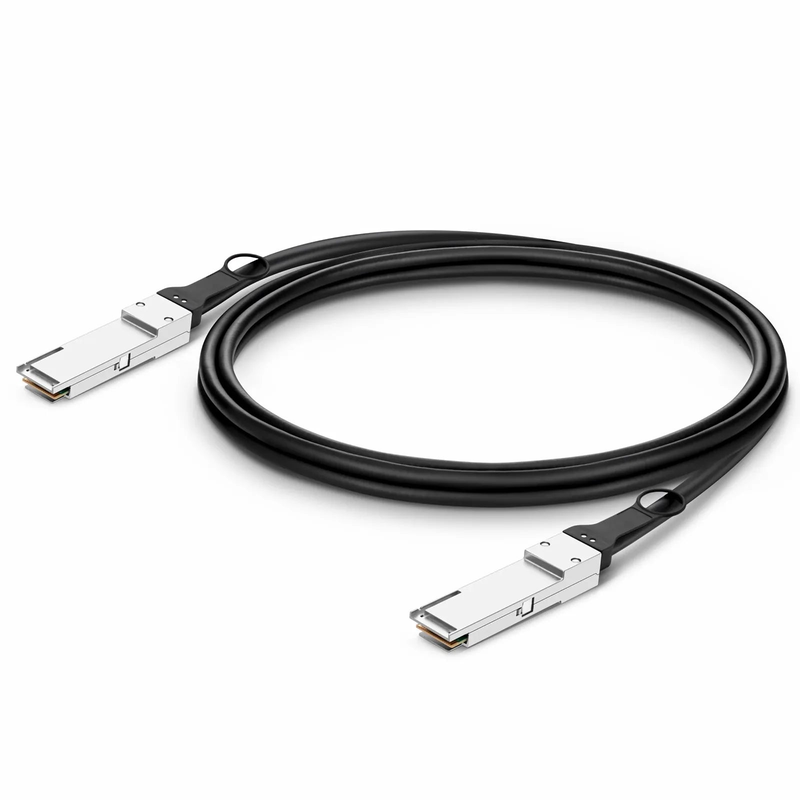 FyberOptix 0.5m (2ft) NVIDIA/Mellanox MCP1650-H00AE30 Compatible 200G QSFP56 4 x 50G PAM4 InfiniBand HDR Passive Direct Attach Copper Twinax Cable for Quantum Switches and ConnectX-6 HCA