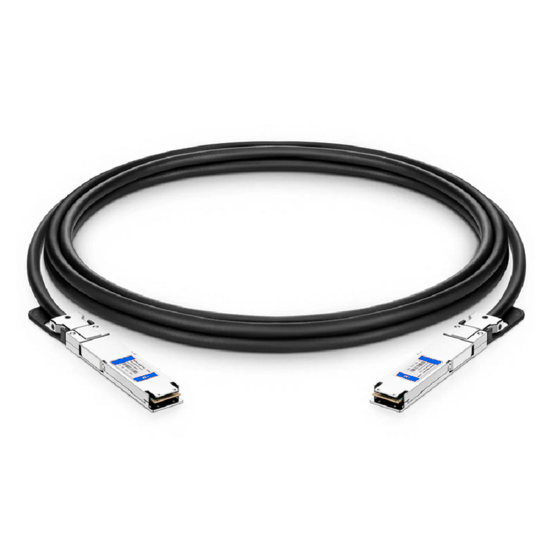 FyberOptix 1m (3ft) NVIDIA/Mellanox Compatible 800G OSFP 8 x 100G PAM4 Finned Top InfiniBand NDR Active Electrical Cable for Quantum-2 Switches