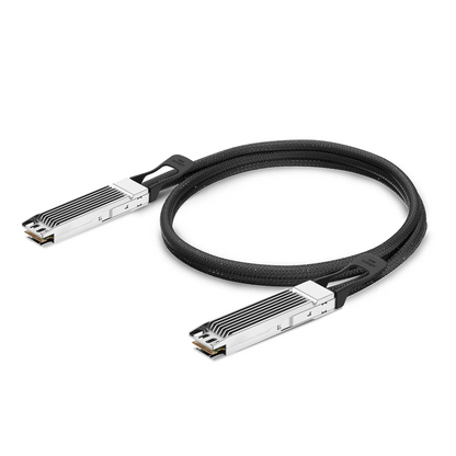 FyberOptix 2m (7ft) NVIDIA/Mellanox Compatible 800G OSFP 8 x 100G PAM4 Finned Top InfiniBand NDR Active Electrical Cable for Quantum-2 Switches