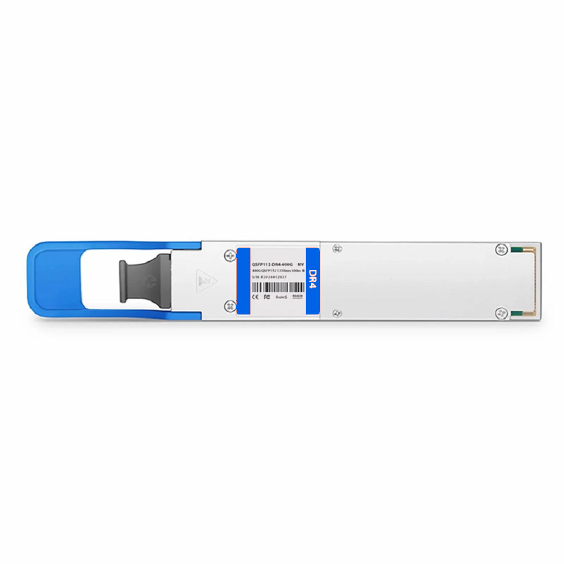 FyberOptix NVIDIA/Mellanox MMS1X00-NS400 Compatible 400GBASE-DR4 QSFP112 4 x 100G PAM4 1310nm 500m DOM MPO-12/APC SMF InfiniBand NDR Optical Transceiver Module for ConnectX-7 HCA