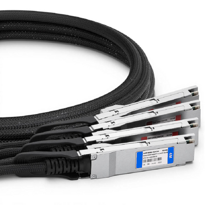 FyberOptix 1m (3ft) NVIDIA/Mellanox MCA7J75-N001 Compatible 800G Twin-port OSFP 8 x 100G PAM4 Finned Top to 4 x 200G QSFP112 2 x 100G PAM4 InfiniBand NDR Active Direct Attach Copper Breakout Cable for Quantum-2 Switches and ConnectX-7 HCA