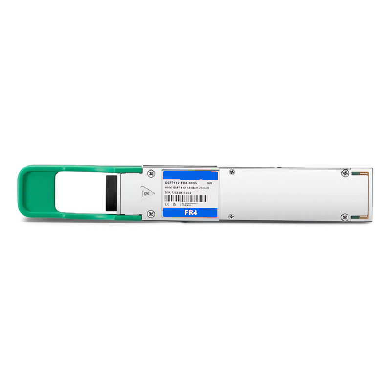 FyberOptix NVIDIA/Mellanox Compatible 400GBASE-FR4 QSFP112 4 x 100G PAM4 1310nm 2km DOM Duplex LC/UPC SMF InfiniBand NDR Optical Transceiver Module for ConnectX-7 HCA