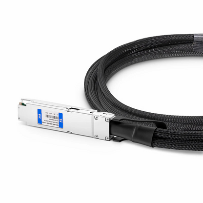 FyberOptix 3m (10ft) NVIDIA/Mellanox MCA7J60-N003 Compatible 800G OSFP 8 x 100G PAM4 Finned Top to 2 x 400G OSFP 4 x 100G PAM4 Flat Top Ethernet Active Direct Attach Copper Breakout Cable