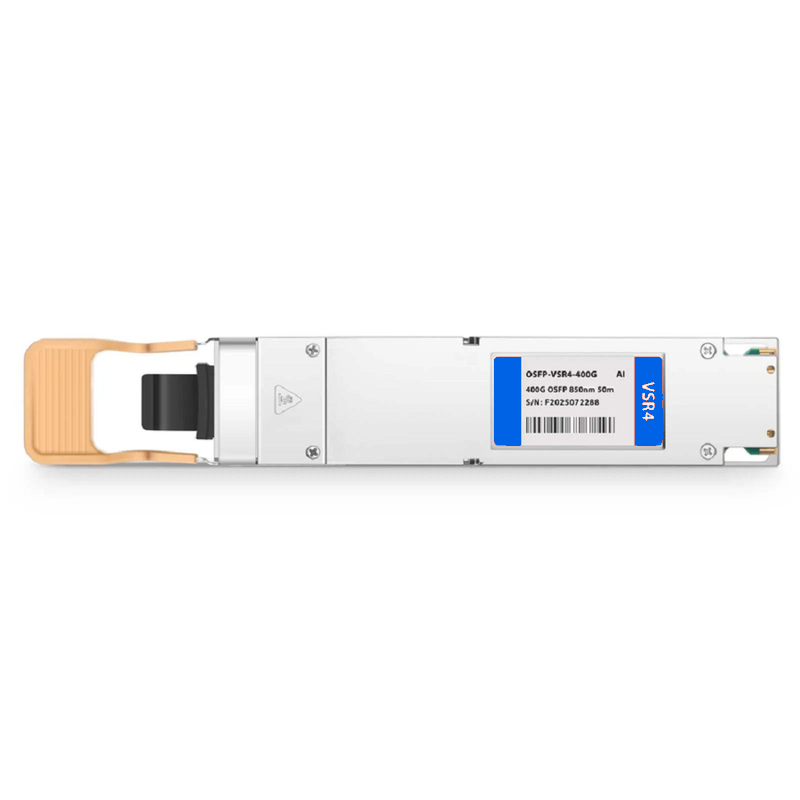 FyberOptix Arista Networks OSFP-400G-VSR4 Compatible 400GBASE-VSR4 OSFP Finned Top 8 x 50G PAM4 850nm 50m DOM MPO-12/APC MMF Optical Transceiver Module