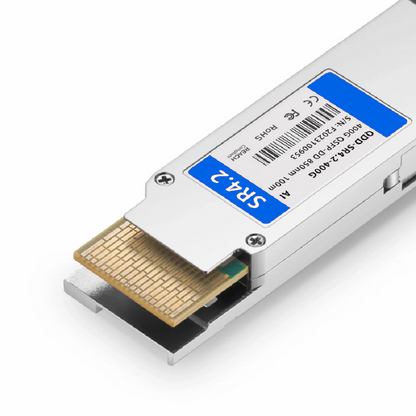 FyberOptix Intel Compatible 400GBASE-FR4 QSFP-DD 8 x 50G PAM4 1310nm 2km DOM Duplex LC/UPC SMF Optical Transceiver Module