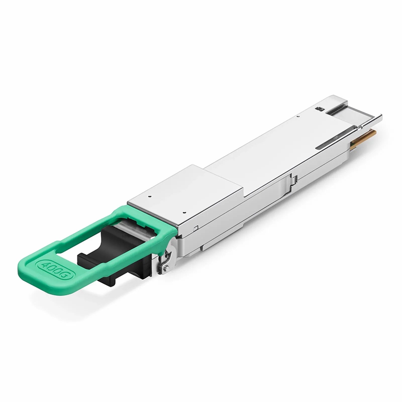 FyberOptix Dell Compatible 400GBASE-FR QSFP-DD 8 x 50G PAM4 1310nm 2km DOM MPO-12/APC SMF SiPh-Based Optical Transceiver Module, Breakout to 4 x 100G-FR