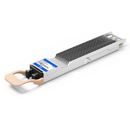 FyberOptix NVIDIA/Mellanox MMA4Z00-NS Compatible 800GBASE 2xSR4/SR8 OSFP Finned Top 8 x 100G PAM4 850nm 50m DOM Dual MPO-12/APC MMF Ethernet Optical Transceiver Module