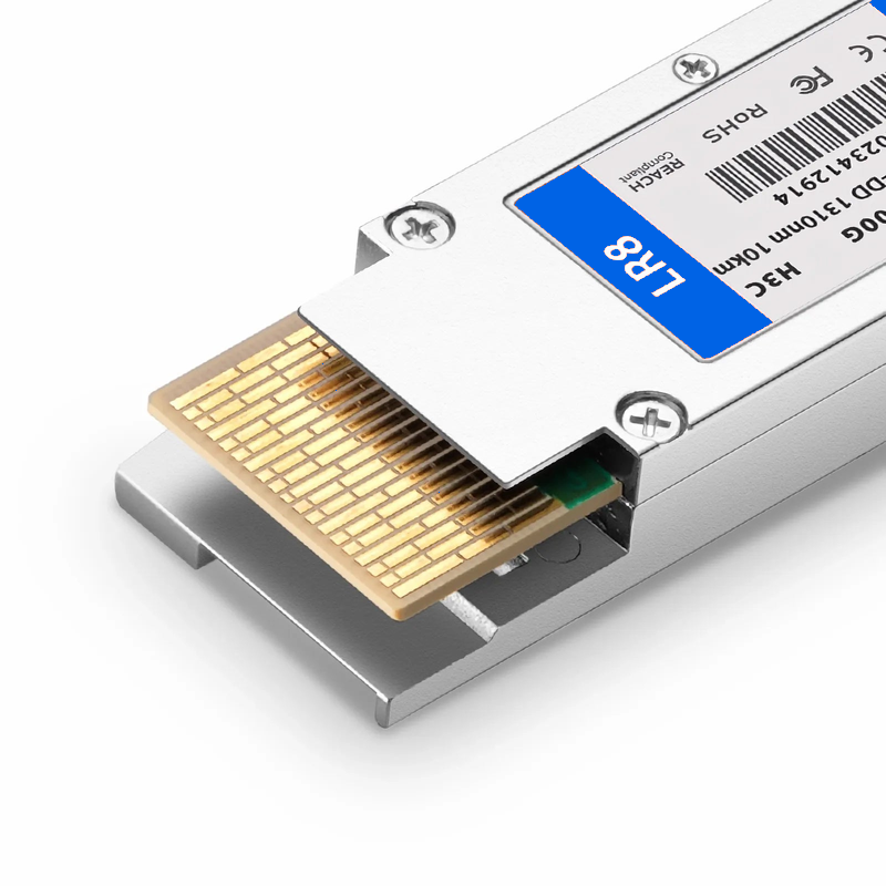 FyberOptix H3C QSFPDD-400G-LR8-WDM1300 Compatible 400GBASE-LR8 QSFP-DD 8 x 50G PAM4 1310nm 10km DOM Duplex LC/UPC SMF Optical Transceiver Module