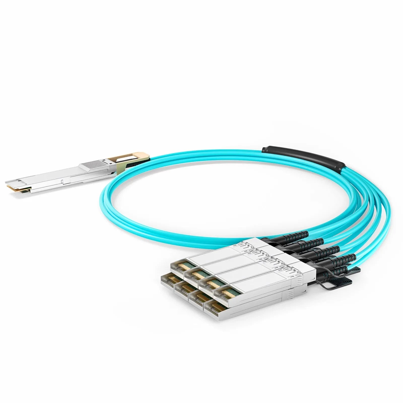 FyberOptix 7m (23ft) Arista Networks Compatible 200G QSFP-DD 8 x 25G NRZ to 8 x 25G SFP28 25G NRZ Active Optical Breakout Cable