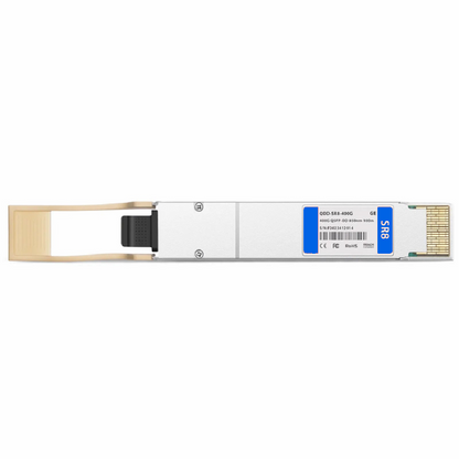 FyberOptix Dell Compatible 400GBASE-SR4.2 QSFP-DD 8 x 50G PAM4 850nm 100m DOM MPO-12/UPC MMF Optical Transceiver Module, Breakout to 4 x 100G-SR1.2