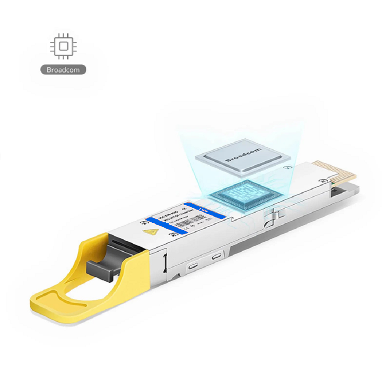 FyberOptix Cisco Compatible 800GBASE-DR8 QSFP-DD 8 x 100G PAM4 1310nm 500m DOM MPO-16/APC SMF Optical Transceiver Module, Breakout to 2 x 400G-DR4 and 8 x 100G-DR