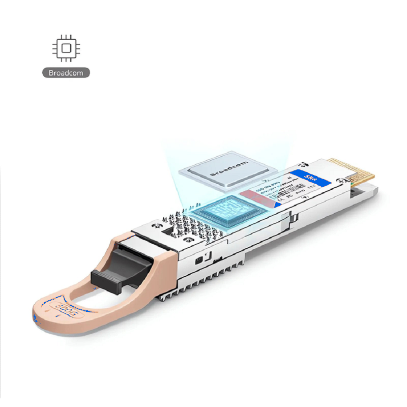 FyberOptix Juniper Networks Compatible 800GBASE-SR8 QSFP-DD 8 x 100G PAM4 850nm 50m DOM MPO-16/APC MMF Optical Transceiver Module