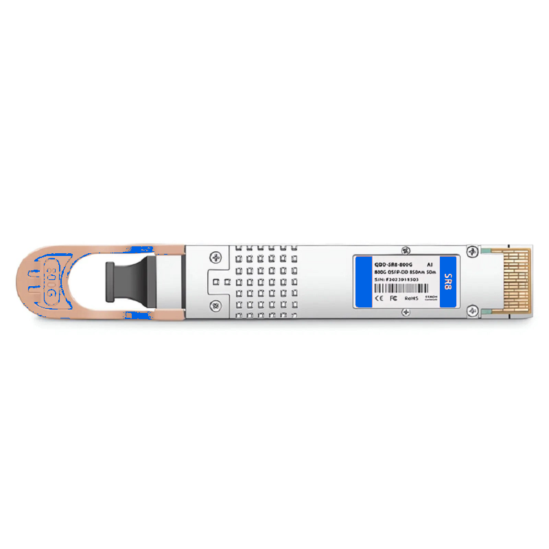 FyberOptix Juniper Networks Compatible 800GBASE-SR8 QSFP-DD 8 x 100G PAM4 850nm 50m DOM MPO-16/APC MMF Optical Transceiver Module