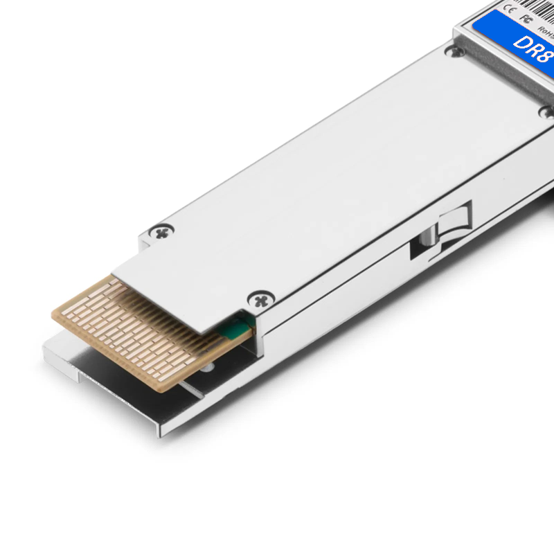 FyberOptix Juniper Networks Compatible 800GBASE 2xDR4/DR8 QSFP-DD 8 x 100G PAM4 1310nm 500m DOM Dual MPO-12/APC SMF Optical Transceiver Module