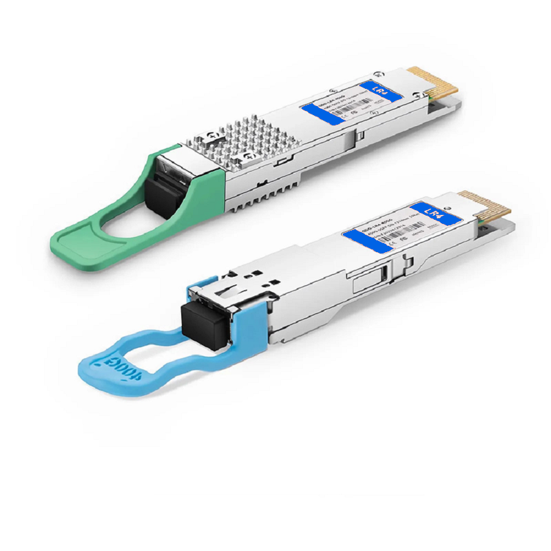 FyberOptix Generic Compatible 400GBASE-FR4 QSFP-DD 8 x 50G PAM4 1310nm 2km DOM Duplex LC/UPC SMF Optical Transceiver Module