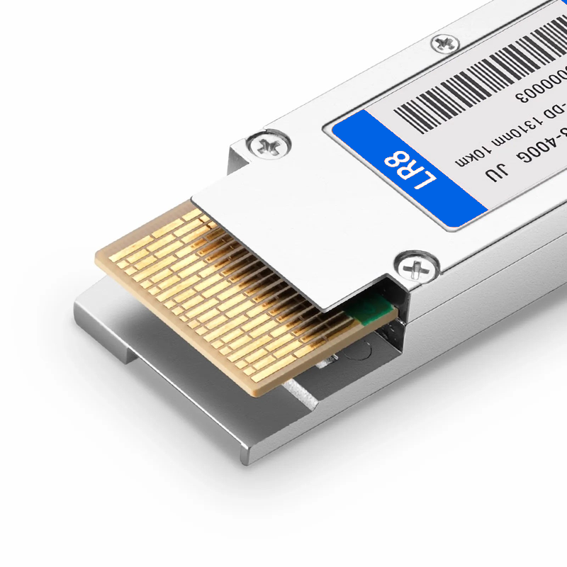 FyberOptix Juniper Networks QDD-400G-LR8 Compatible 400GBASE-LR8 QSFP-DD 8 x 50G PAM4 1310nm 10km DOM Duplex LC/UPC SMF Optical Transceiver Module
