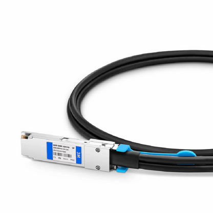 FyberOptix 3m (10ft) NVIDIA/Mellanox MCA7J50-H003R Compatible 200G QSFP56 4 x 50G PAM4 to 2 x 100G QSFP56 2 x 50G PAM4 Ethernet Active Direct Attach Copper Breakout Cable