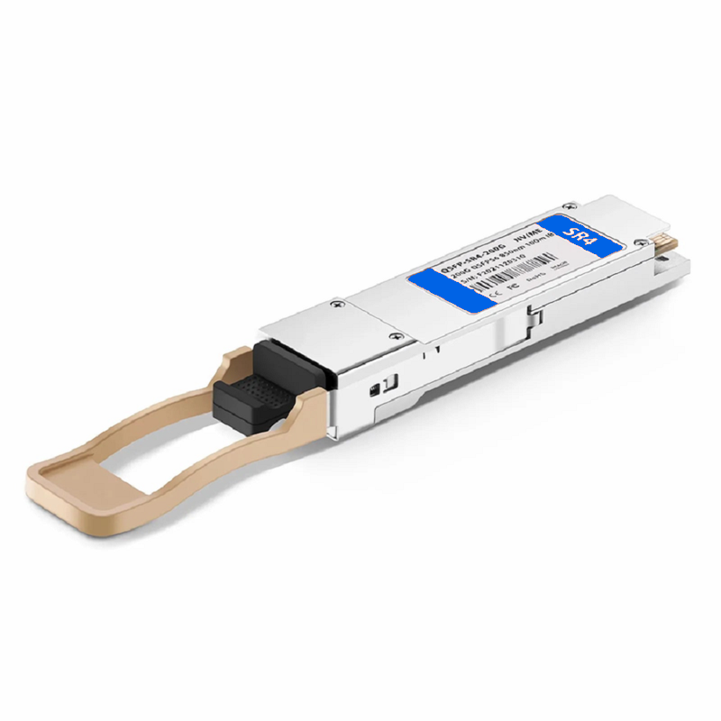 FyberOptix Broadcom Compatible 200GBASE-FR4 QSFP56 4 x 50G PAM4 1310nm 2km DOM Duplex LC/UPC SMF Optical Transceiver Module