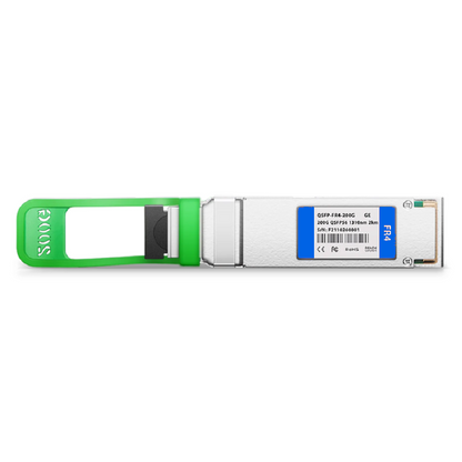 FyberOptix Generic Compatible 200GBASE-FR4 QSFP56 4 x 50G PAM4 1310nm 2km DOM Duplex LC SMF Optical Transceiver Module