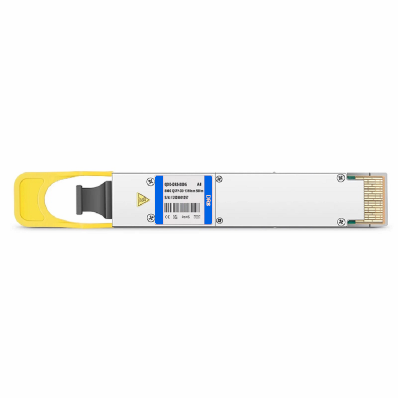 FyberOptix Arista Networks Compatible 800GBASE-DR8 QSFP-DD 8 x 100G PAM4 1310nm 500m DOM MPO-16/APC SMF Optical Transceiver Module, Breakout to 2 x 400G-DR4 and 8 x 100G-DR