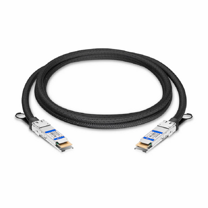 FyberOptix 0.5m (2ft) NVIDIA/Mellanox MCP1660-W00AE30 Compatible 400G QSFP-DD 8 x 50G PAM4 Ethernet Passive Direct Attach Copper Twinax Cable